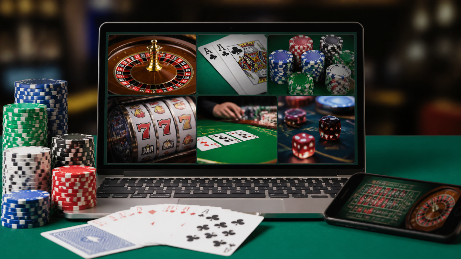 Đánh Giá Nhà Cái Uy Tín Dựa Trên Tính Ổn Định Của Nền Tảng Online casino Malaysia gaming screen with cards and chips